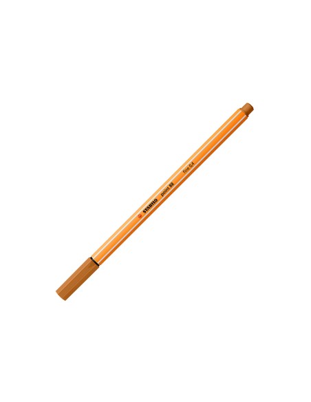 Rotulador stabilo punta de fib ra point 88 ocre oscuro punta fina 04mm