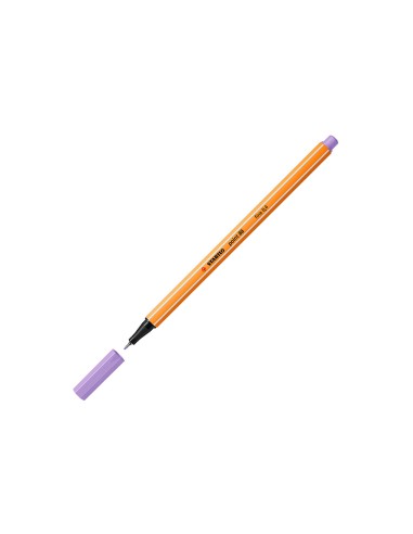 Rotulador stabilo punta de fib ra point 88 lila claro punta fina 04mm