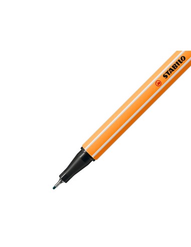 Rotulador stabilo punta de fib ra point 88 verde pino punta fina 04mm