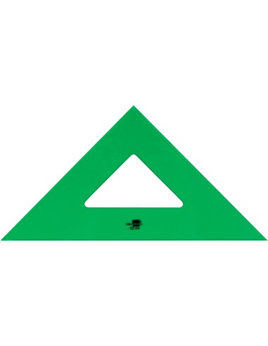 Escuadra liderpapel 32 cm acrilico verde