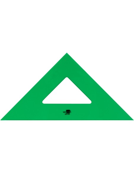 Escuadra liderpapel 32 cm acrilico verde