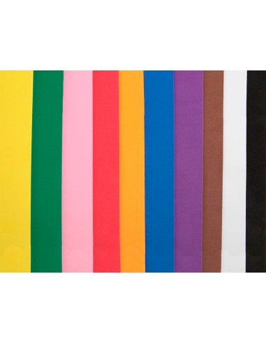 Bloc trabajos manuales liderpapel goma eva 240x315mm 10 hojas colores surtidos