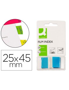 Banderitas separadoras q connect azules dispensador de 50 unidades