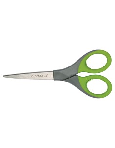 Tijera q connect mango caucho 7 17 cm blister