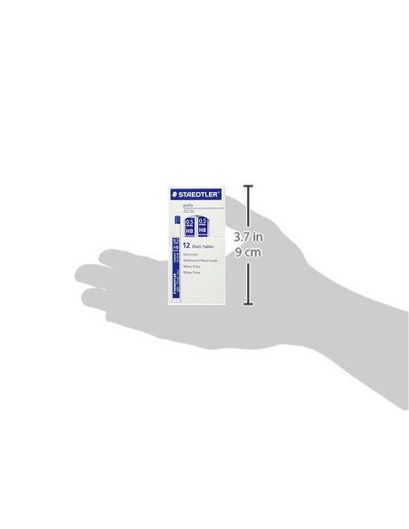 Minas staedtler grafito 05 mm hb polo 257 tubo con 12 minas