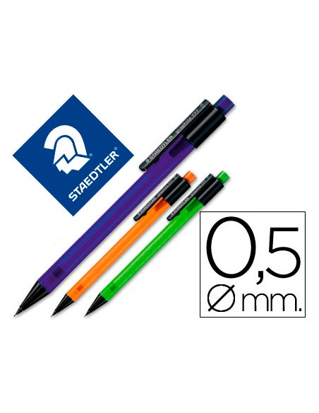 Portaminas staedtler mars 05 mm translucido