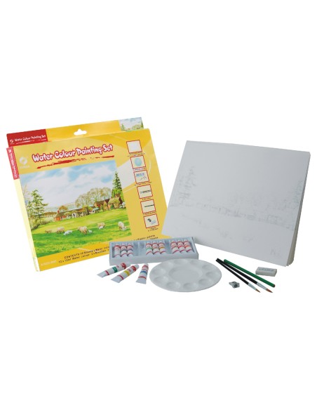 Set acuarela lidercolor contiene 10 laminas acuarela 27x38cm 1 paleta plast 12x12ml1 sacapunt 1 perfilador 1 goma Set acuarela lidercolor contiene 10 laminas acuarela 27x38cm 1 paleta plast 12x12ml1 sacapunt 1 perfilador 1 goma