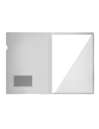 Carpeta liderpapel dossier a4 unero transparente