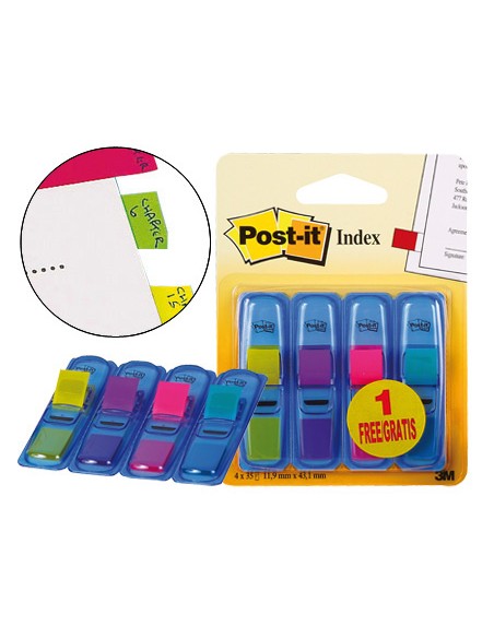 Banderitas senalizadoras post it 31 gratis clipstrip