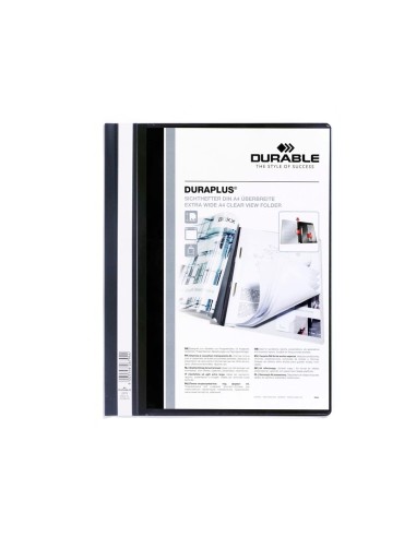 Carpeta duraplus din a4 con fastener negro durable