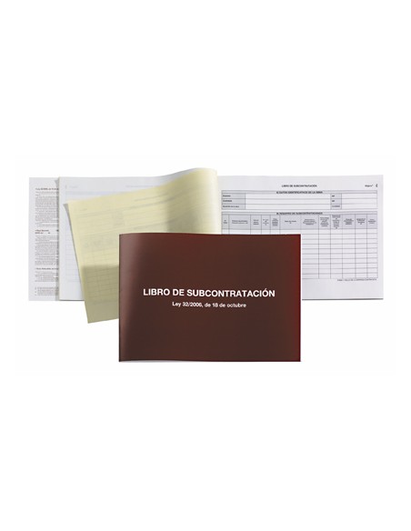 Libro miquelrius subcontratacion folio natural juego de 10 hojas autocopiativas texto gallego Libro miquelrius subcontratacion folio natural juego de 10 hojas autocopiativas texto gallego