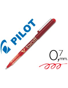 Rotulador pilot roller v ball rojo 07 mm