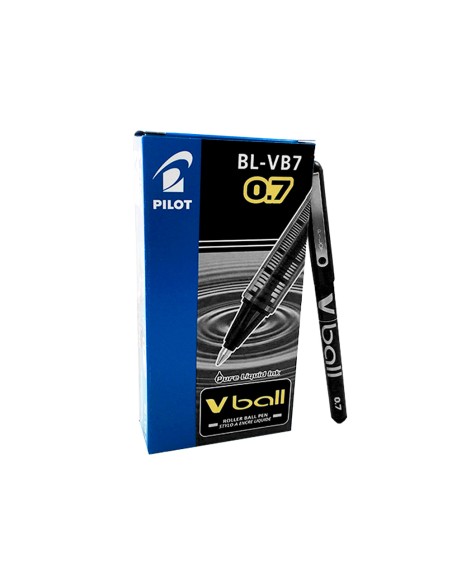 Rotulador pilot roller v ball negro 07 mm