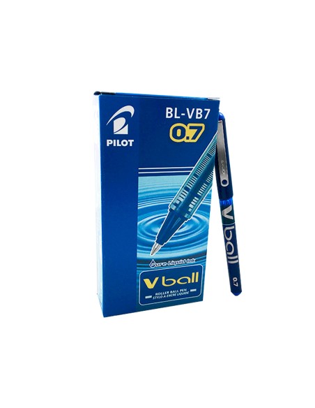 Rotulador pilot roller v ball azul 07 mm