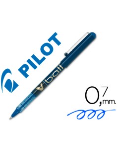 Rotulador pilot roller v ball azul 07 mm