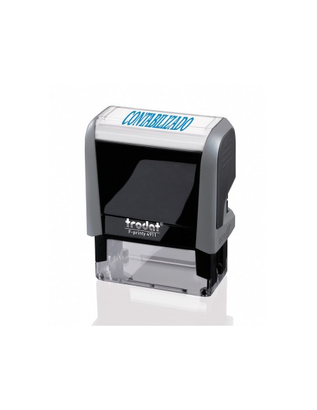 Sello entintado printy 4911 f8 p3 contabilizado almohadilla azul