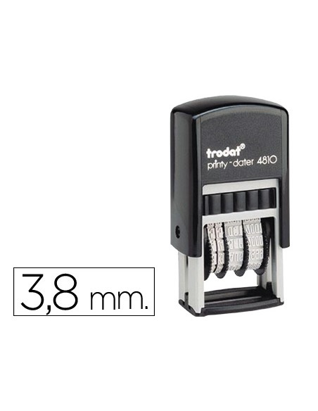 Fechador trodat entintaje automatico 38 mm printy 4810