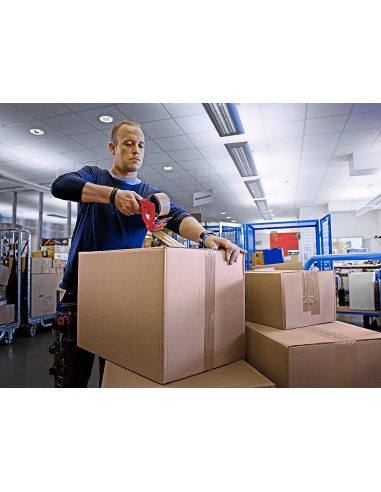 Cinta adhesiva tesa pp transparente 66 mt x 50 mm para embalaje