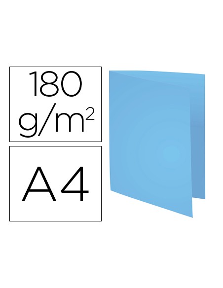 Subcarpeta cartulina reciclada exacompta din a4 azul 170 g m2