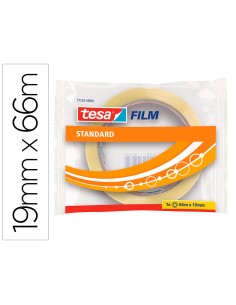 Cinta adhesiva tesa standard 66 mt x 19 mm