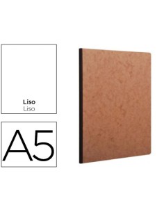 Libreta age bag tapa cartulina lomo cosido liso 96 hojas color havana 148x210 mm