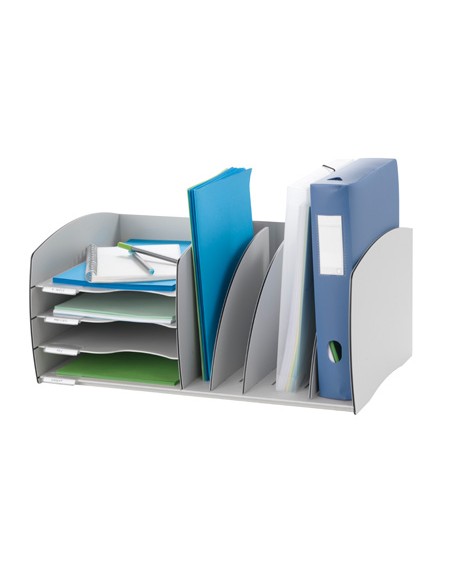 Organizador de armario paperflow gris poliestireno 245x543x340 mm Organizador de armario paperflow gris poliestireno 245x543x340 mm