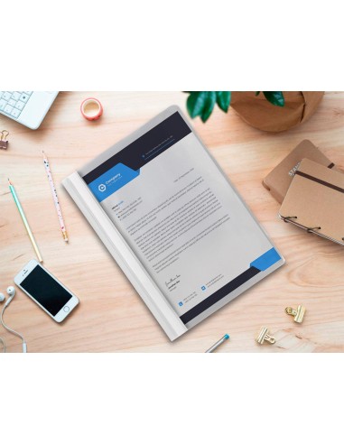 Carpeta dossier fastener plastico q connect din a4 blanco