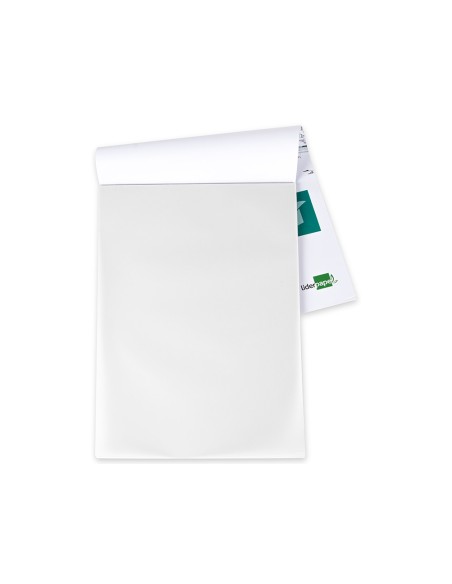 Bloc papel vegetal liderpapel encolado 297x420mm 50 hojas 90 g m2