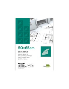 Papel dibujo liderpapel 50x65cm 70g m2 vegetal