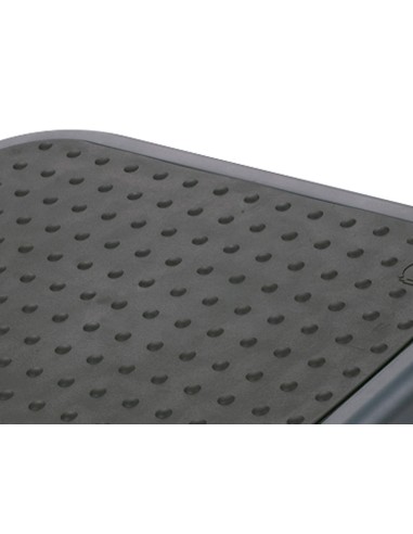 Reposapies ajustable q connect con alfombrilla caucho 450x330x85 mm
