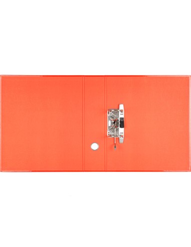 Archivador de palanca liderpapel a4 color system forrado sin rado lomo 80mm rojo compresor metalico