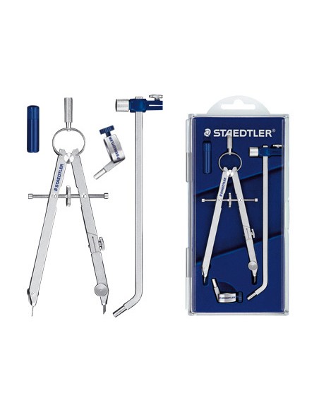 Compas staedtler micrometrico con alargadera tubo de minas adaptador universal de rosca mars 551 Compas staedtler micrometrico con alargadera tubo de minas adaptador universal de rosca mars 551