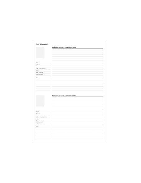 Cuaderno triplex additio plan de curso evaluacion agenda plan semanal y tutorias fundas transparentes 225x31cm