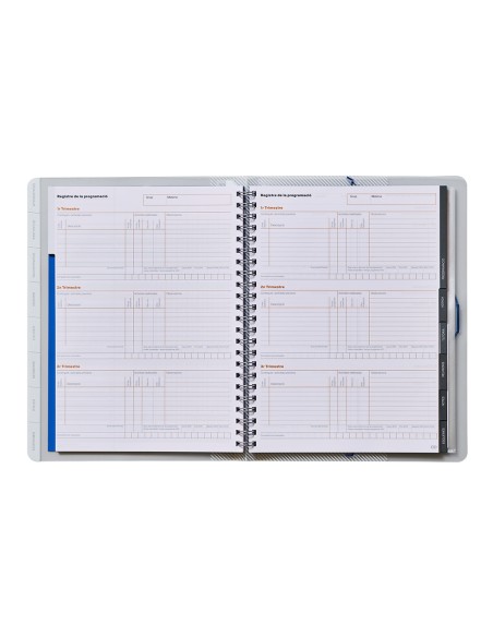 Carpeta global additio a4 con evalucion continua programacion tutoria y reuniones