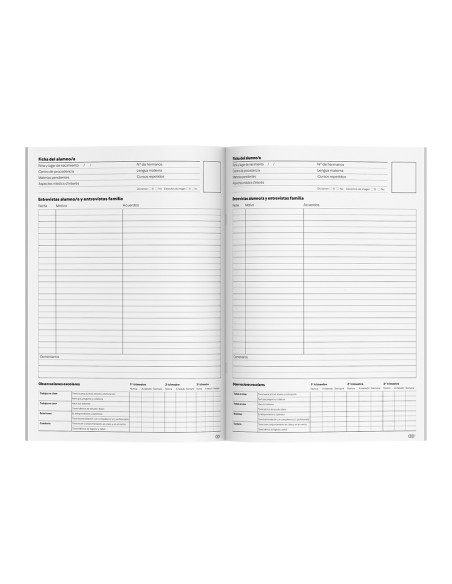 Cuaderno de tutoria additio a4 seguimiento del alumnado y faltas de asistencia