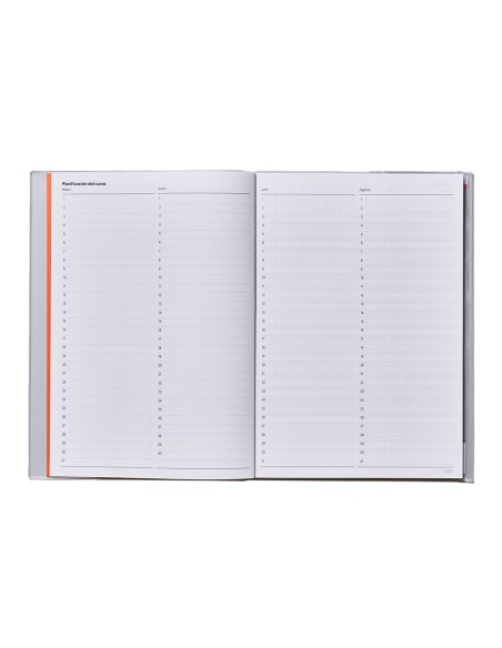 Cuaderno de notas additio horario planificacion mensual plan de curso