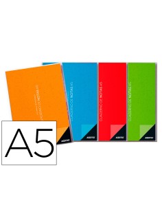 Cuaderno de notas aditio a5 horario planificacion mensual plan de curso