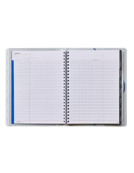 Carpeta global additio a4 con evalucion continua programacion tutoria y reuniones en catalan