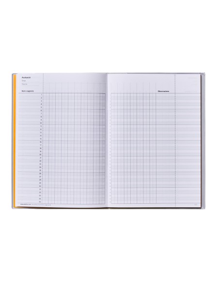 Bloc notas additio a5 plan de curso y evaluacion continua en catalan