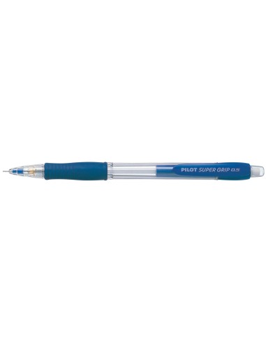 Portaminas pilot super grip azul 05 mm sujecion de caucho