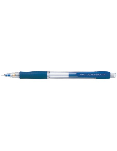 Portaminas pilot super grip azul 05 mm sujecion de caucho