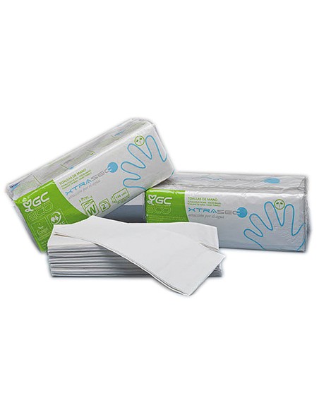 Toalla de papel mano engarzada ecologica 225x31 cm 2 capas paquete con 144 unidades Toalla de papel mano engarzada ecologica 225x31 cm 2 capas paquete con 144 unidades