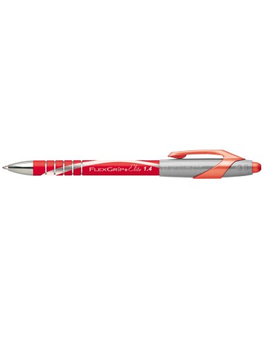 Boligrafo flexgrip elite retractil rojo