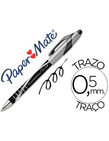 Boligrafo flexgrip elite retractil negro