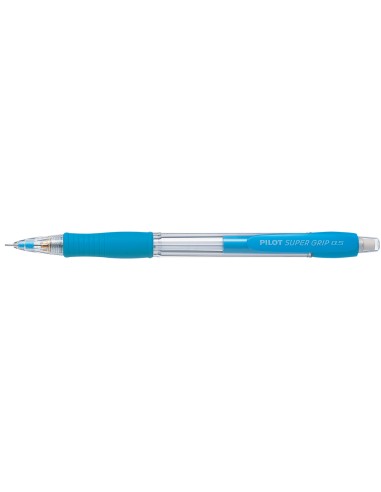 Portaminas pilot super grip celeste 05 mm sujecion de caucho