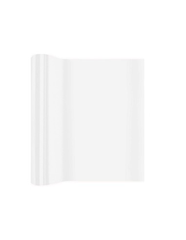 Rollo adhesivo liderpapel unicolor blanco brillo rollo de 045 x 20 mt
