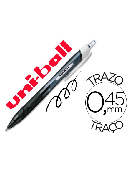 Boligrafo uni ball jet stream sport sxn 150 tinta hibrida negro