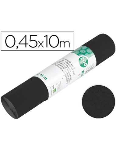 Rollo adhesivo liderpapel especial ante negro rollo de 045 x 10 mt