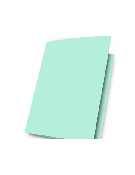 Subcarpeta cartulina gio folio verde pastel 180 g m2