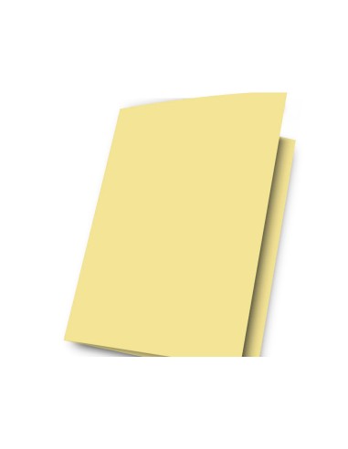 Subcarpeta cartulina gio folio amarillo pastel 180 g m2